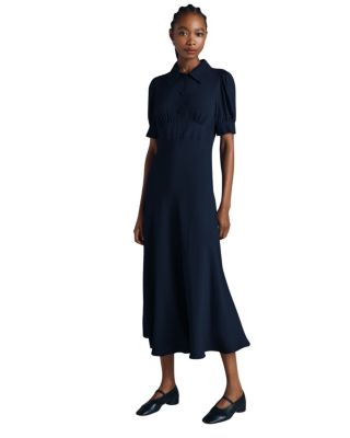 Wilma Crepe Midi Tea Dress