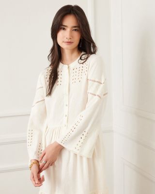 Tiered Flare Sleeve Dress