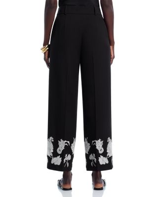 Isla Embroidered Ankle Pants