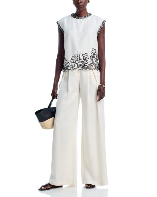 The Poppy Embroidered Top