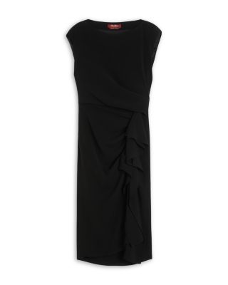 Aia Black Lightweight Cady Dress