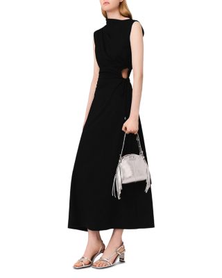 Cutout Waist Maxi Dress