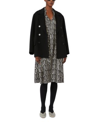 Wool Double Breasted Peacoat