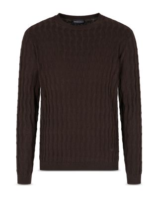 Regular Fit Geometric Jacquard Sweater 
