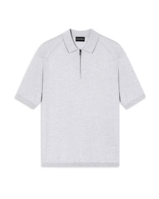 Regular Fit Zip Knit Polo 