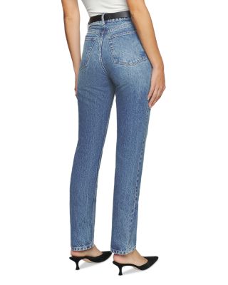 Cynthia High Rise Straight Jeans in Colorado