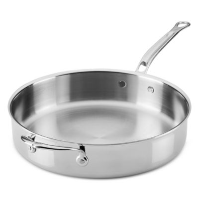 ProBond Luxe 5 Quart Professional Clad Stainless Steel Saute Pan with Lid