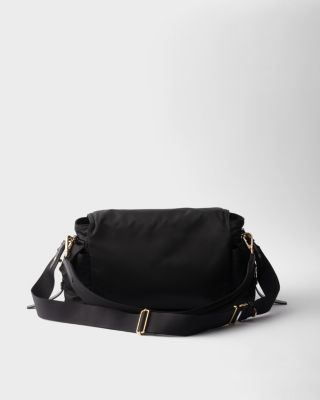  Explore Large Re-Nylon Shoulder Bag With Flap