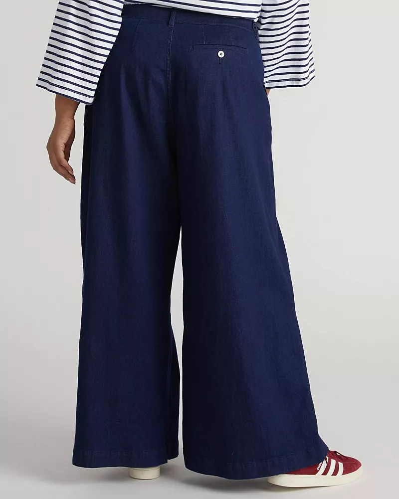 Universal Standard Plus Size Denim Wide Leg Pant