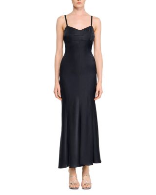 Fluid Satin Maxi Slip Dress