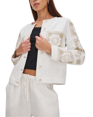 Lido Floral Denim Jacket