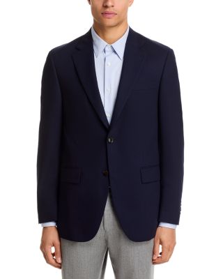 Flynn Textured Solid Wool Classic Fit Sportcoat