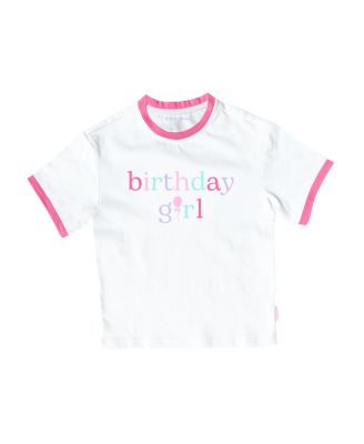Bits & Bows - Birthday Girls' Crewneck T-shirt - Little Kid, Big Kid