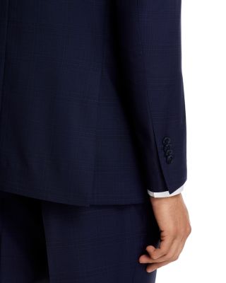 Flynn Tonal Plaid Wool Regular Fit Suit