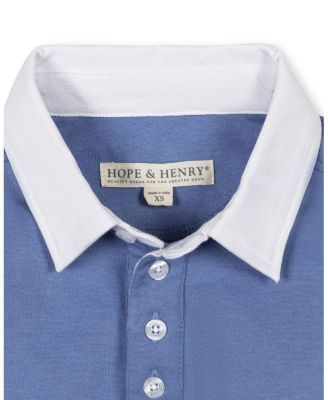 Boys' Organic Long Sleeve Rugby Shirt - Little Kid, Big Kid