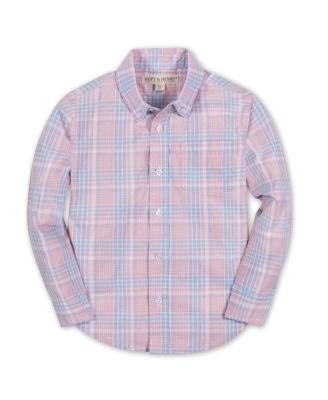 Unisex Organic Stretch Poplin Long Sleeve Button Down Shirt
