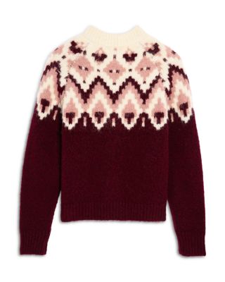 Girls' Fair Isle Cardigan - Big Kid