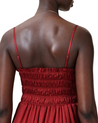 Faelyn Picot Trim Side Slit Maxi Dress