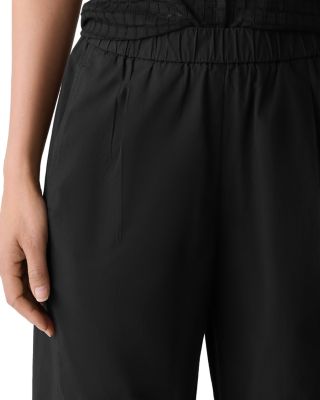 Pleated Lantern Ankle Pants