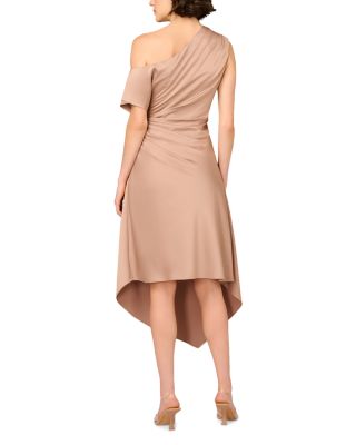 Crepe Back Satin Midi Dress