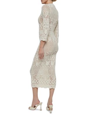 Dovie Mixed Pointelle Dress