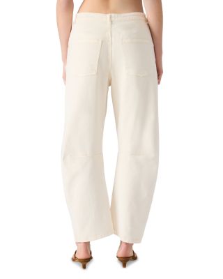 Hart Barrel Jeans in Cream