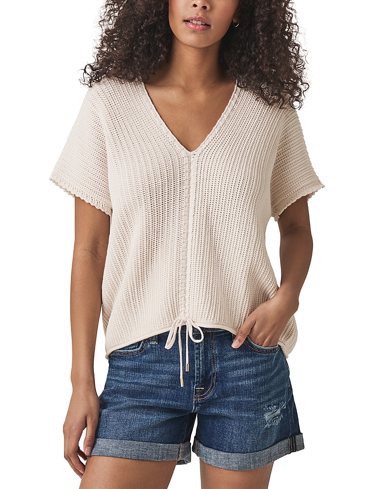 Splendid Moonstone Horizion Sweater Poncho In Neutral