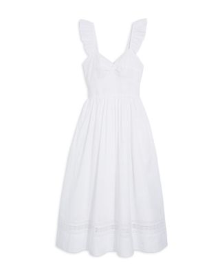 Cotton Textured Clip Dot Dress