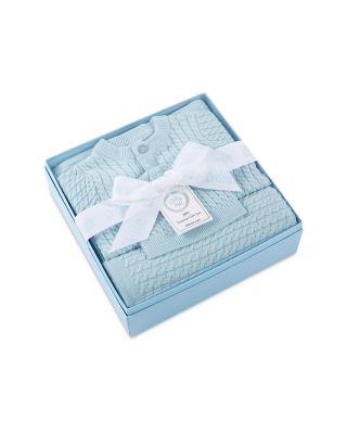 Cable Sweater, Hat & Blanket Gift Box - Baby