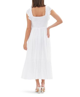 Hail Spot Frill SleeveDress