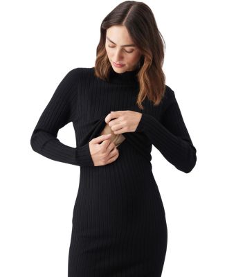 Nella Rib Nursing Knit Dress