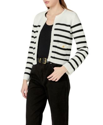 Women's Braided Stripe Cardigan