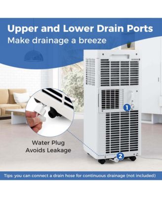   Portable Air Conditioner 9000 BTU 3 in 1 AC Unit with Fan Dehumidifier Sleep Mode 6250 BTU