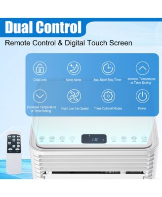  8000 BTU Portable Air Conditioner 3-in-1 Air Cooler w/Dehumidifier
