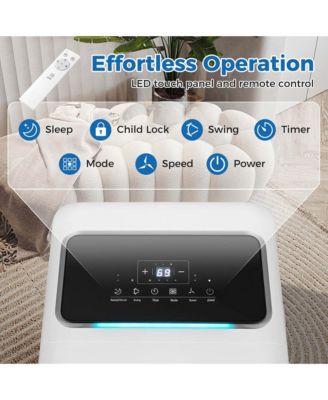  8000 BTU Portable Air Conditioner 3 in 1 Air Cooler with Fan & Dehumidifier 5000 BTU(8000BTU ASHRAE)