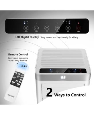  8000 BTU Portable Air Conditioner 3-in-1 Air Cooler with Remote Control