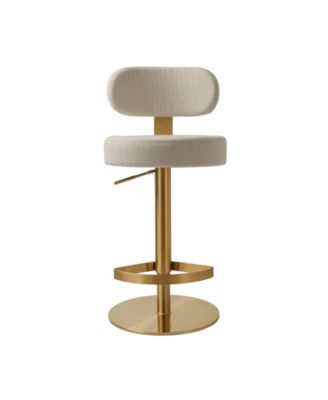  Primrose Textured Performance Fabric Adjustable Stool