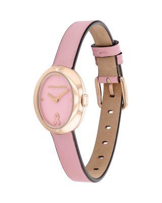 Sammy Pink Ribbon Breast Cancer Awareness Watch, 22.5mm
