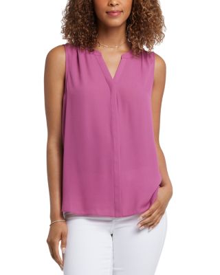 Sleeveless Pleat Back Blouse