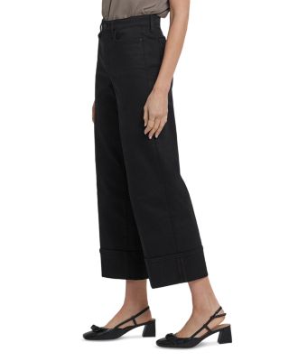 Teresa High Rise Wide Leg Jeans in Black