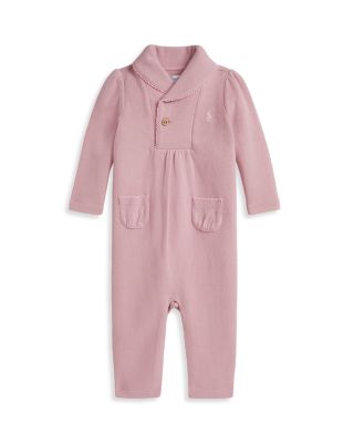 Girls' Estate Rib Shawl Collar Coverall - Baby