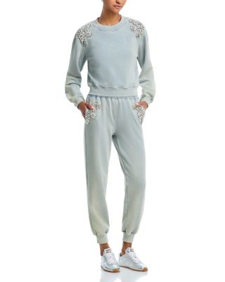 Suki Crystal Patch Sweatpants