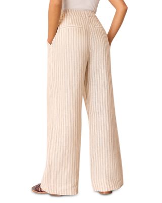 Linen Stripe Trousers