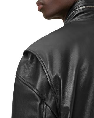 Halton Relaxed Fit Leather Jacket