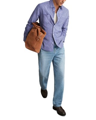 Hendrixon Regular Fit Striped Poplin Shirt