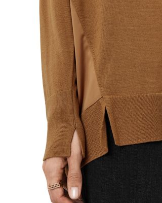 Bern Paneled V Neck Sweater