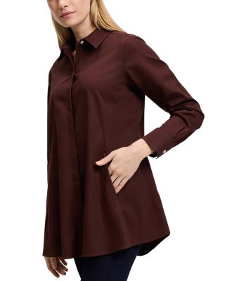 Cici Cotton Non-Iron Tunic Shirt
