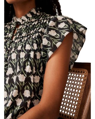  Women's Print Cotton Blouse