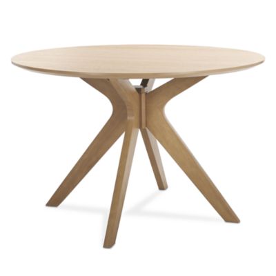 Carolee 46" Round Dining Table, Natural