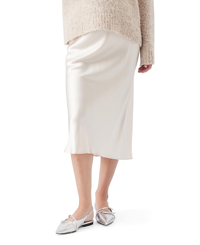 Ripe Maternity Crystal Satin Skirt